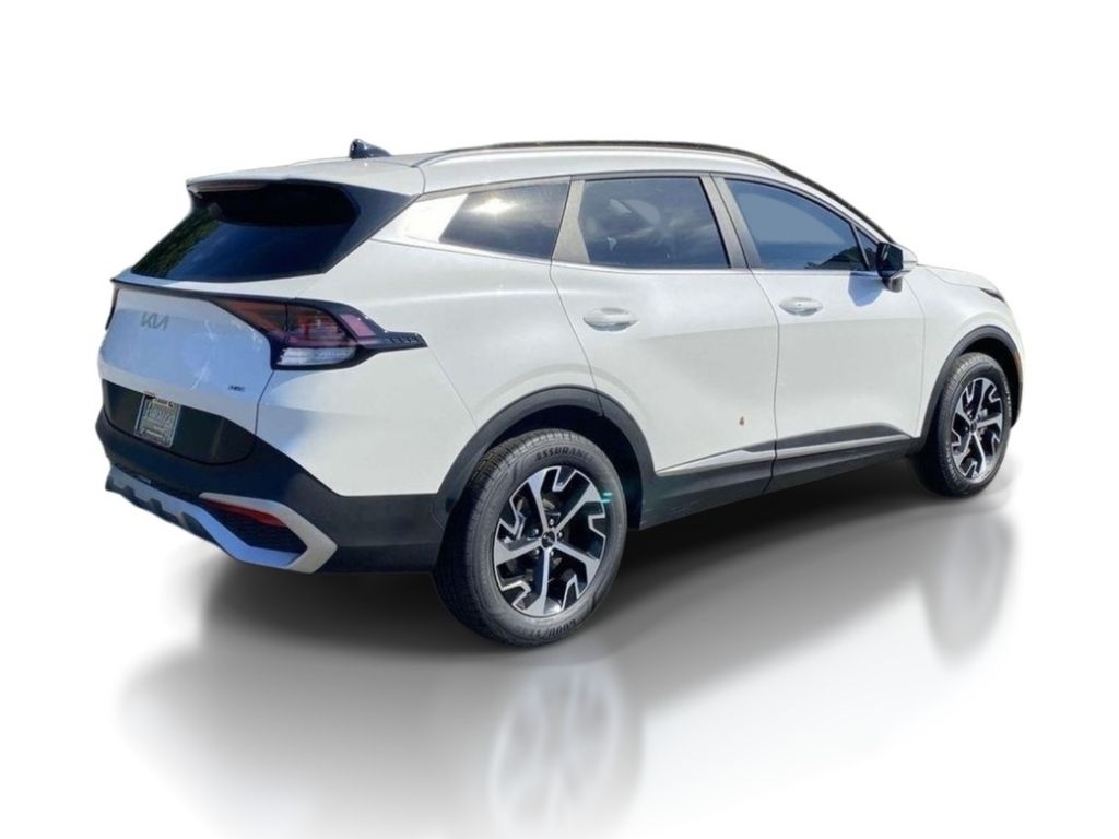 2025 Kia Sportage Hybrid EX - Snow White Pearl exterior view 6
