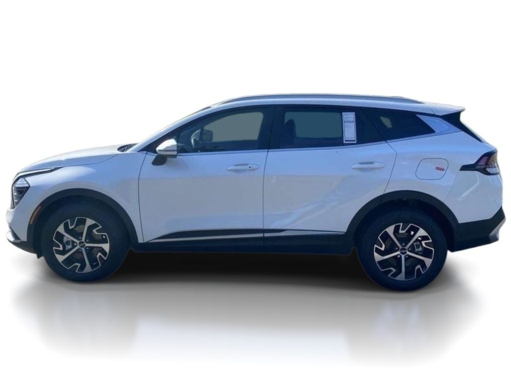 2025 Kia Sportage Hybrid EX - Snow White Pearl exterior view 3