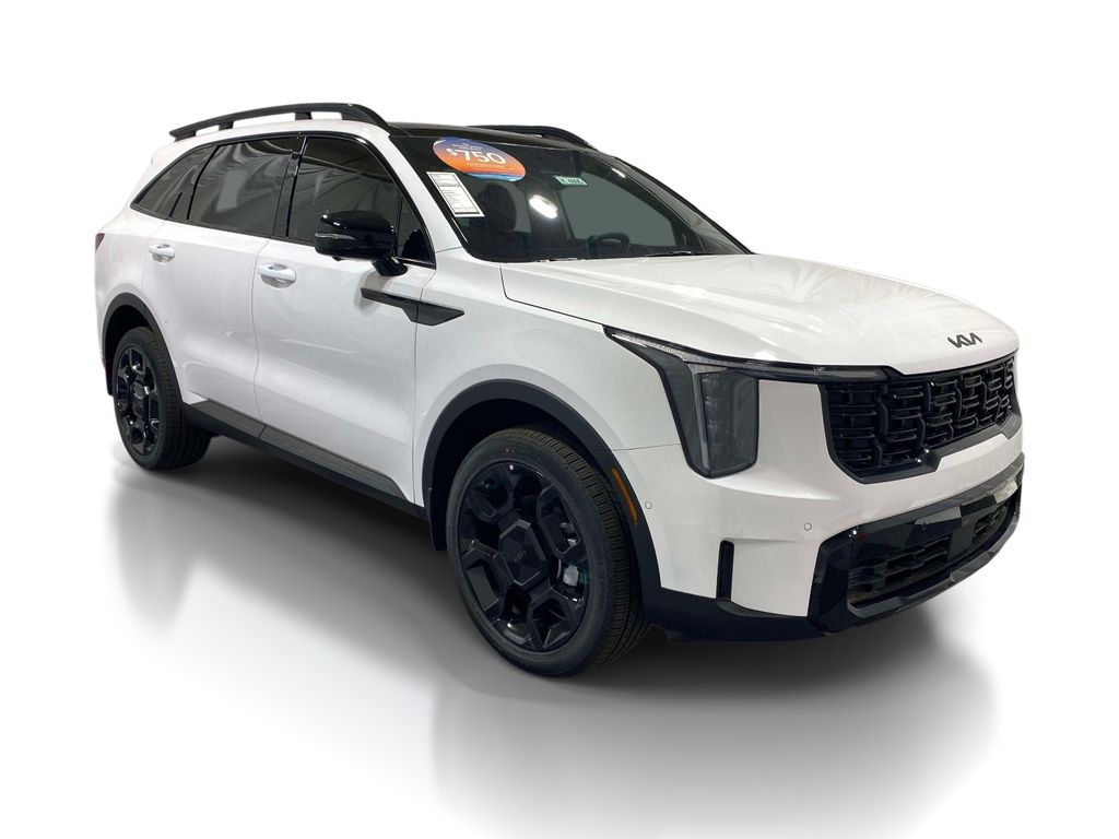 2026 Kia Sorento X-Line SX Prestige - Glacial White Pearl exterior view 5