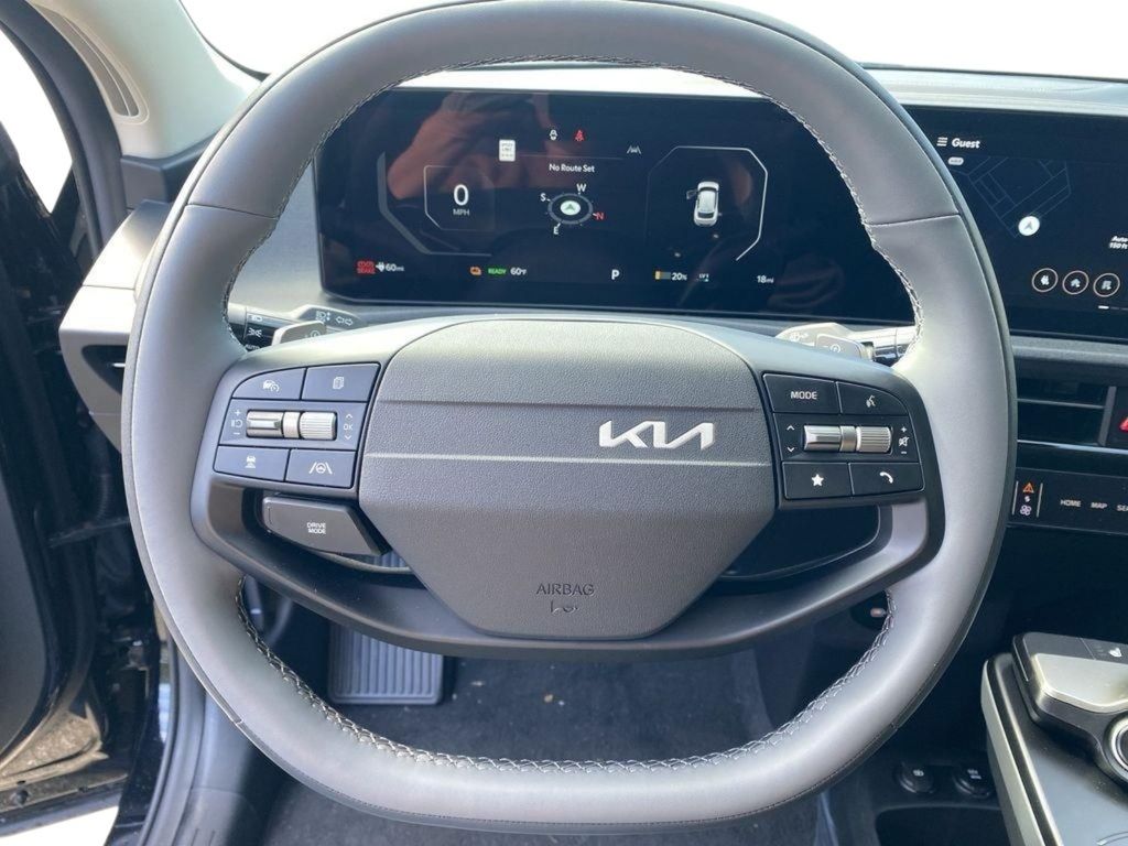2025 Kia EV6 Light Long Range - Ebony Black exterior view 10