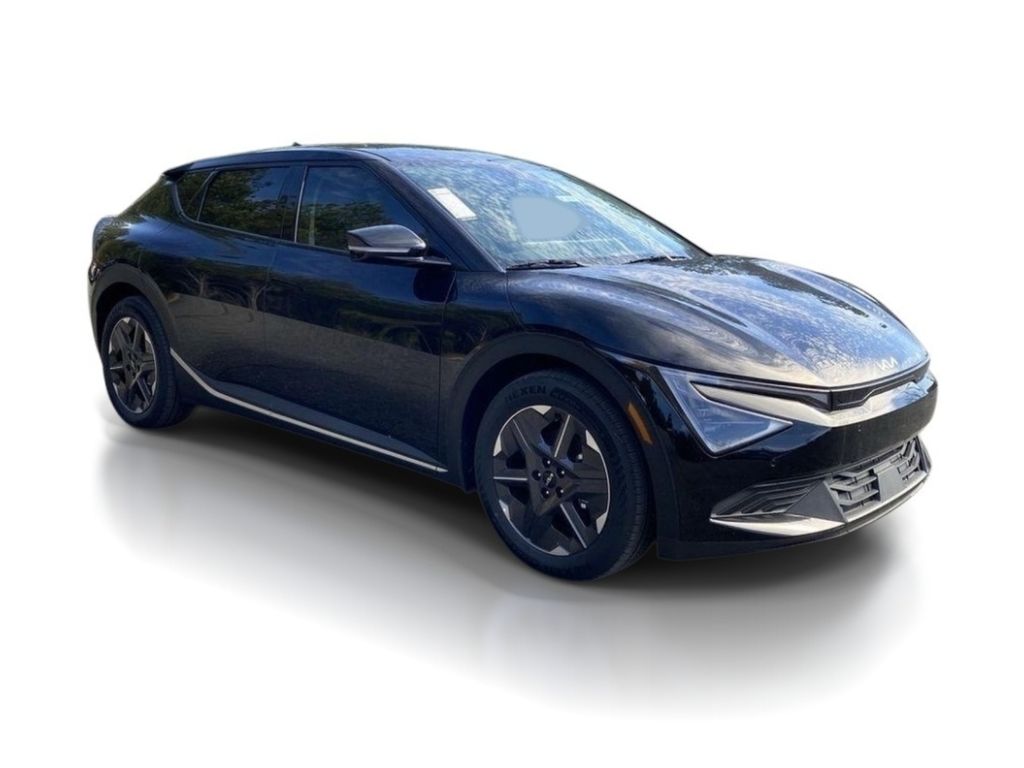 2025 Kia EV6 Light Long Range - Ebony Black exterior view 2