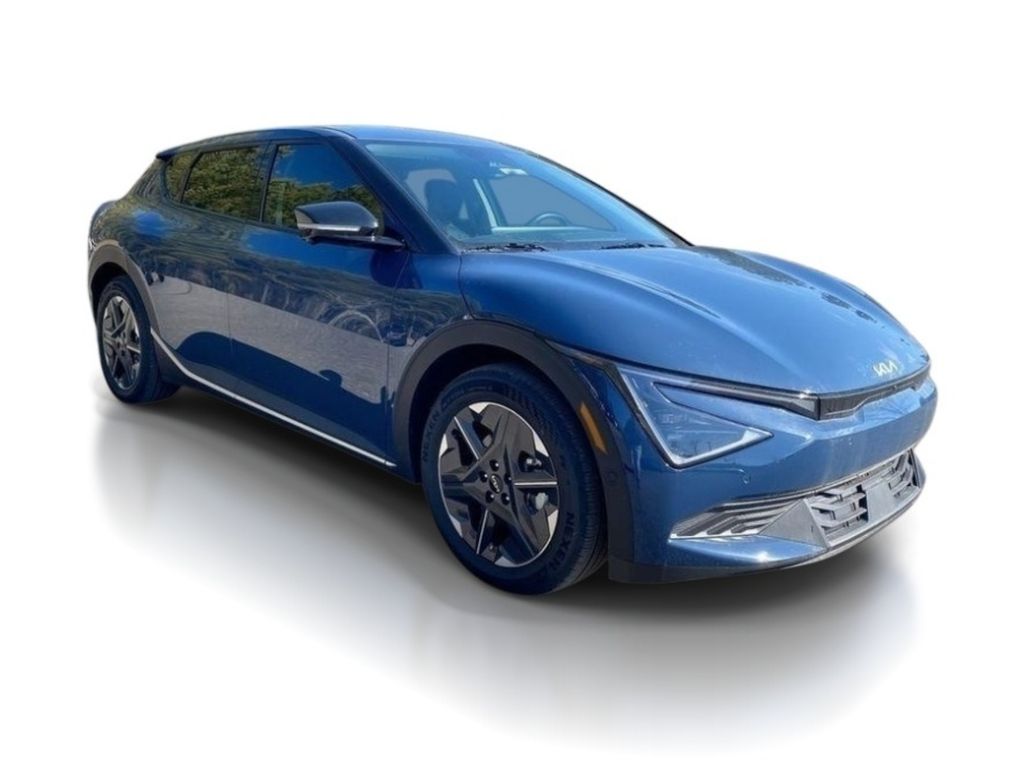 2025 Kia EV6 Light Long Range - Midnight Lake Blue exterior view 2