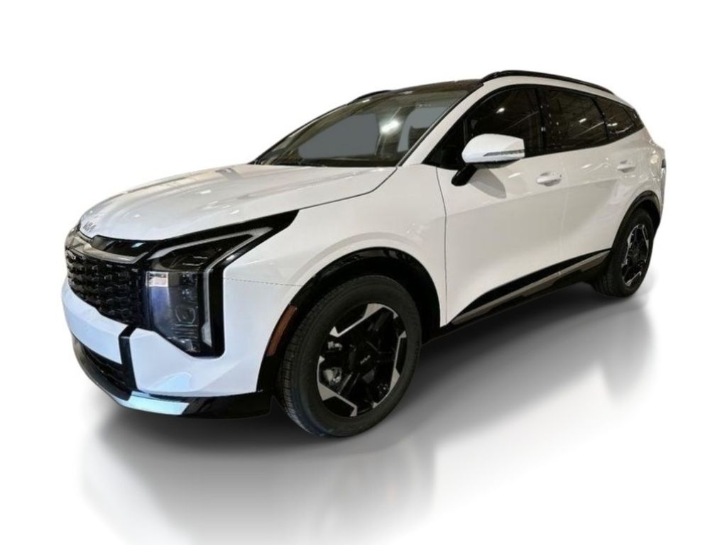 2026 Kia Sportage SX - Glacial White Pearl exterior view 2