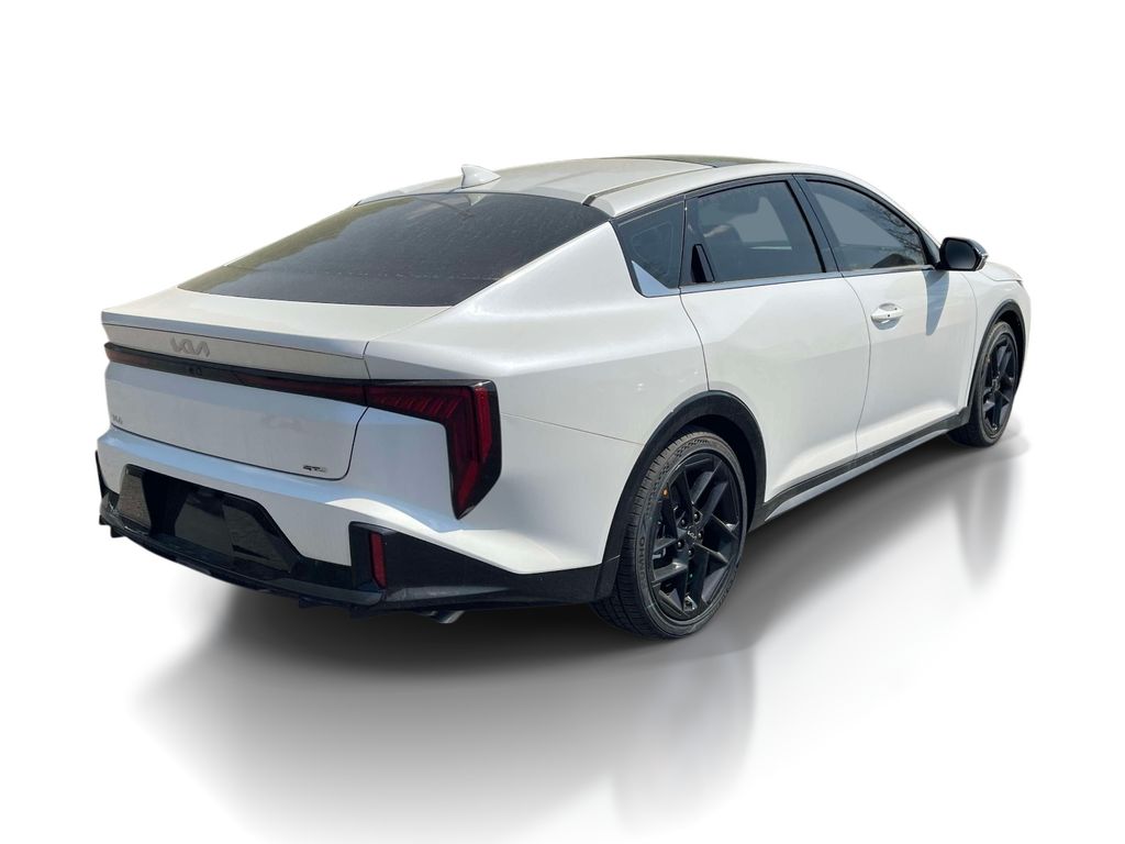 2025 Kia K4 GT-Line Turbo - Snow White Pearl exterior view 6