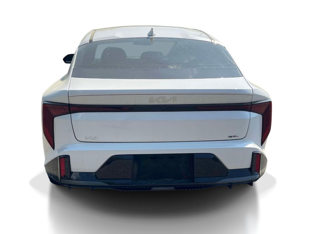 2025 Kia K4 GT-Line Turbo - Snow White Pearl exterior view 5
