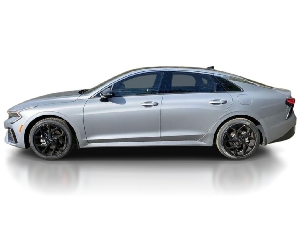 2026 Kia K5 GT-Line - Steel Matte Gray exterior view 4