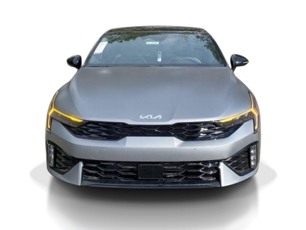 2026 Kia K5 GT-Line - Steel Matte Gray exterior view 3