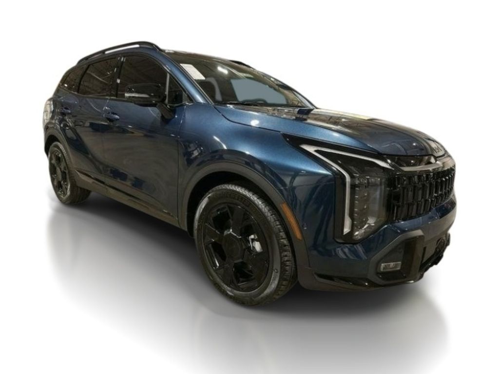 2026 Kia Sportage PHEV X-Line Prestige - VESTA BLUE exterior view 2
