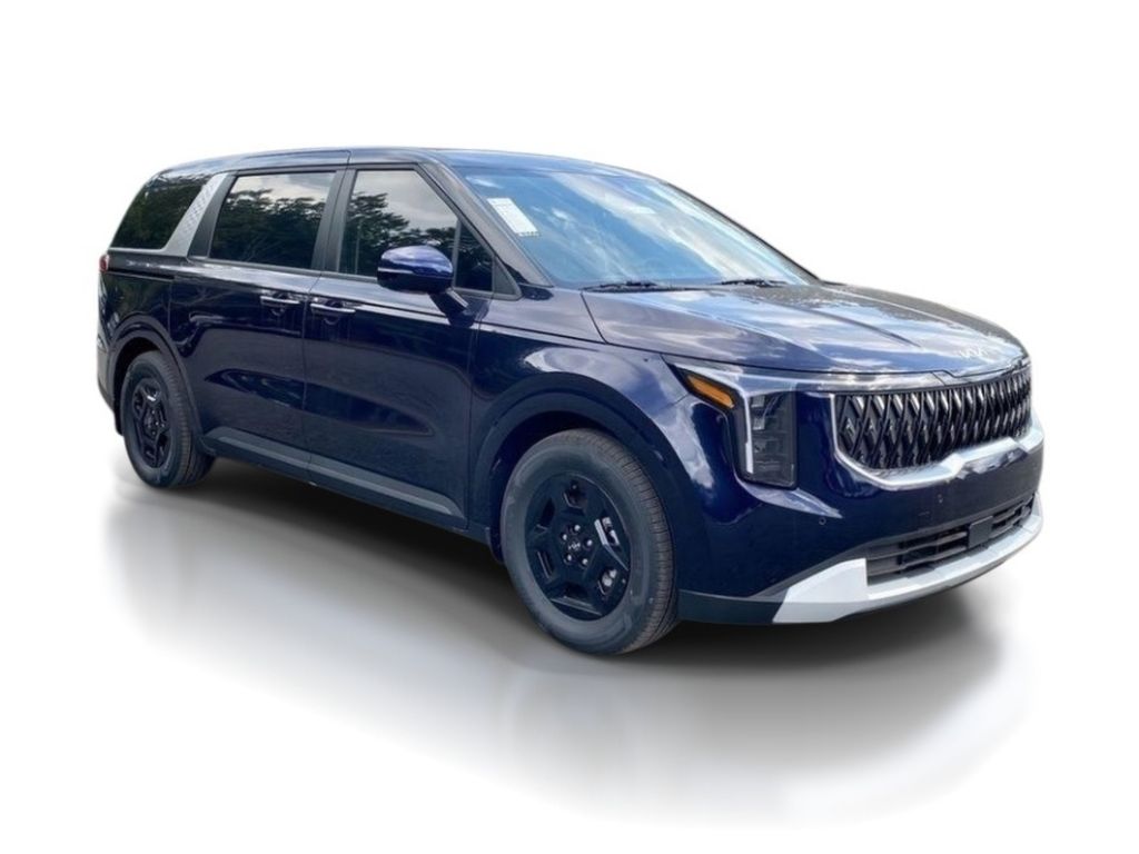 2026 Kia Carnival LXS - Deep Chroma Blue exterior view 2