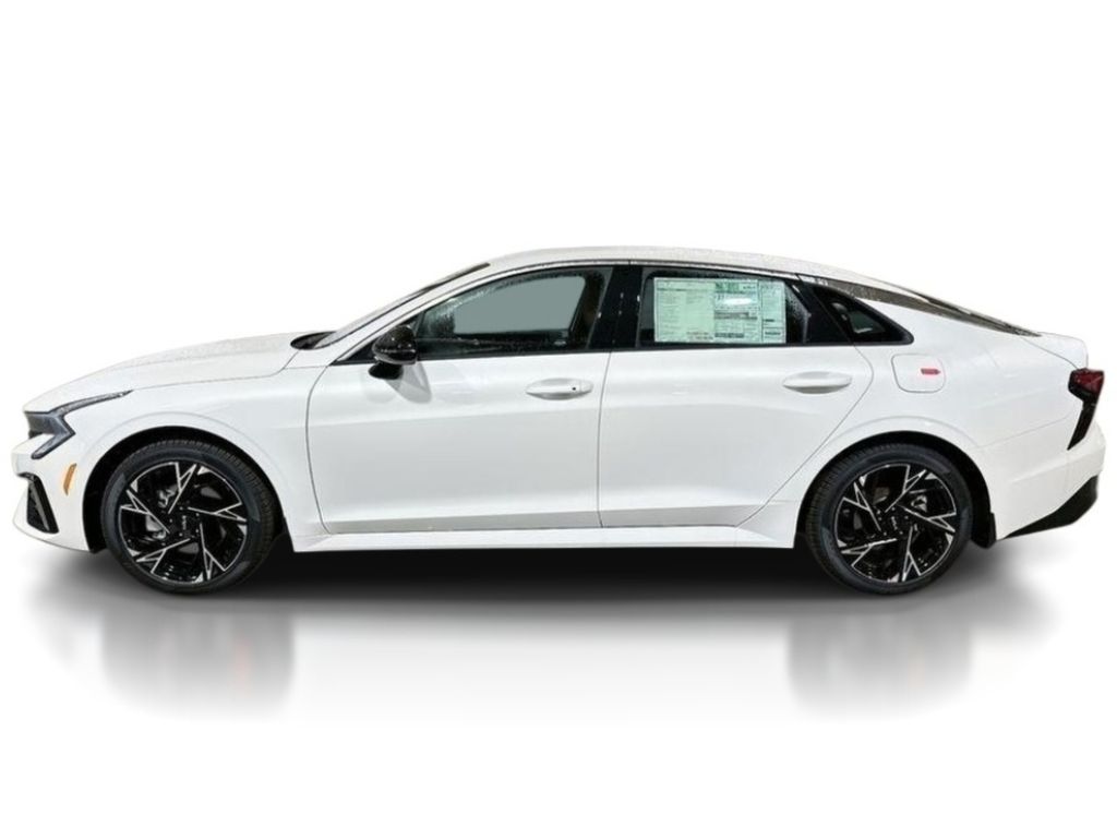 2026 Kia K5 GT-Line - Snow White Pearl exterior view 4
