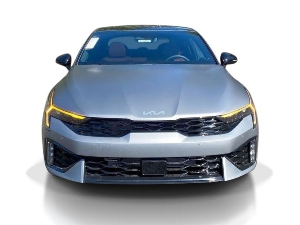 2026 Kia K5 GT-Line - Steel Matte Gray exterior view 3