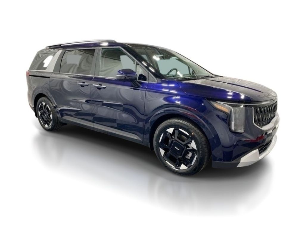 2026 Kia Carnival EX - Deep Chroma Blue exterior view 2