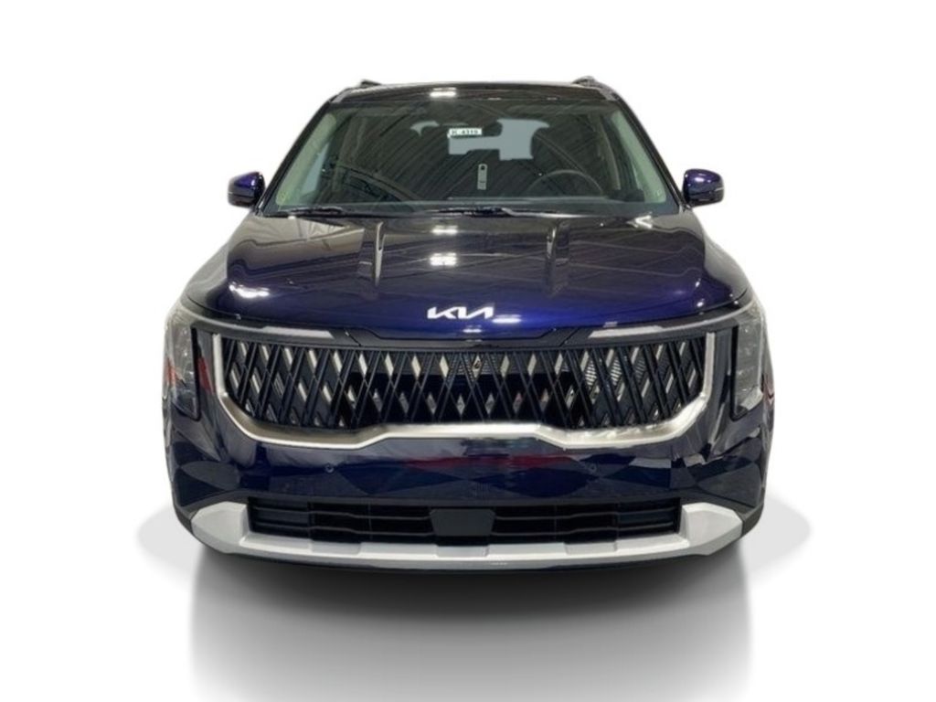 2026 Kia Carnival EX - Deep Chroma Blue exterior view 3