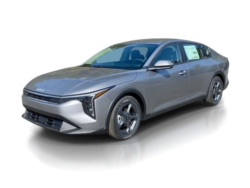 2026 Kia K4 LXS - STEEL GRAY exterior view 4