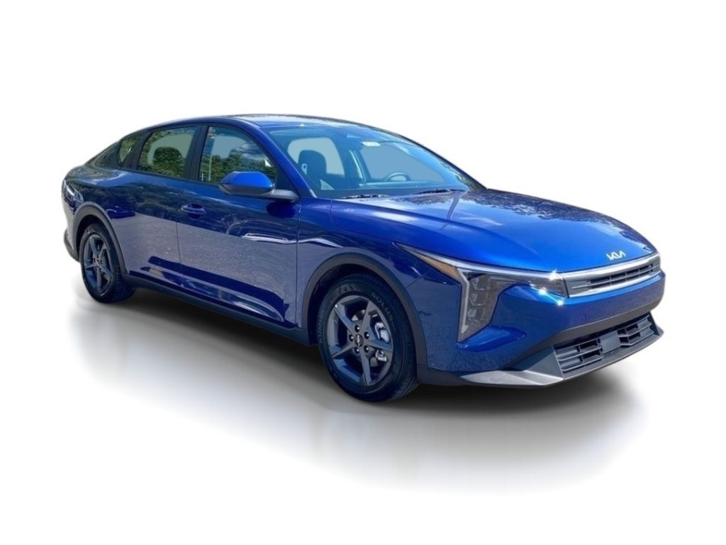 2026 Kia K4 LXS - DEEP SEA BLUE exterior view 2