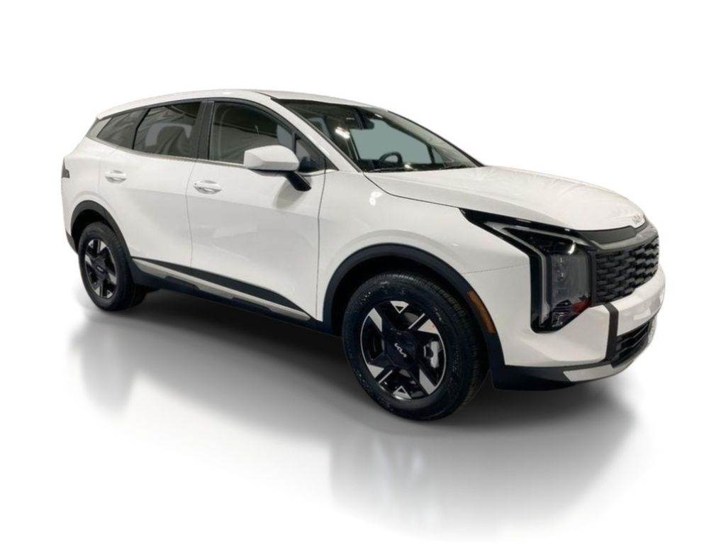 2026 Kia Sportage LX - Glacial White Pearl exterior view 2