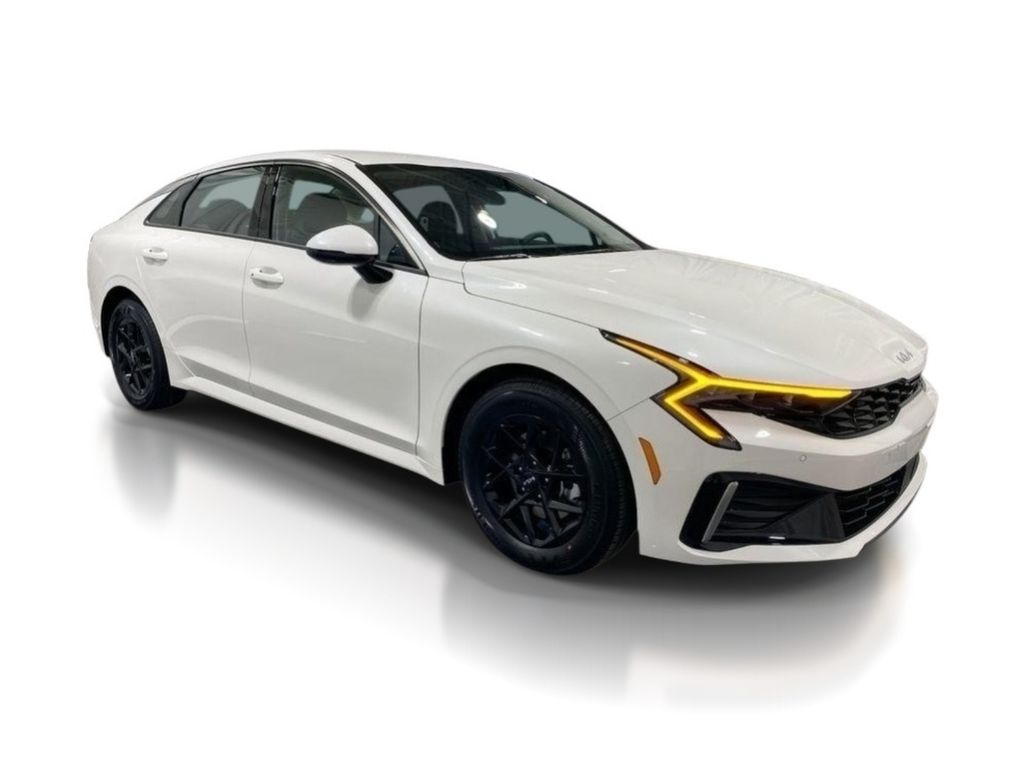 2026 Kia K5 LXS - Snow White Pearl exterior view 2