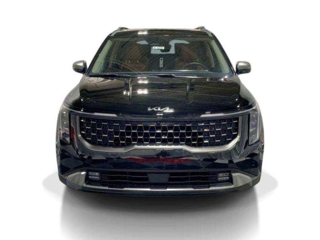 2026 Kia Carnival SX - Aurora Black Pearl exterior view 3