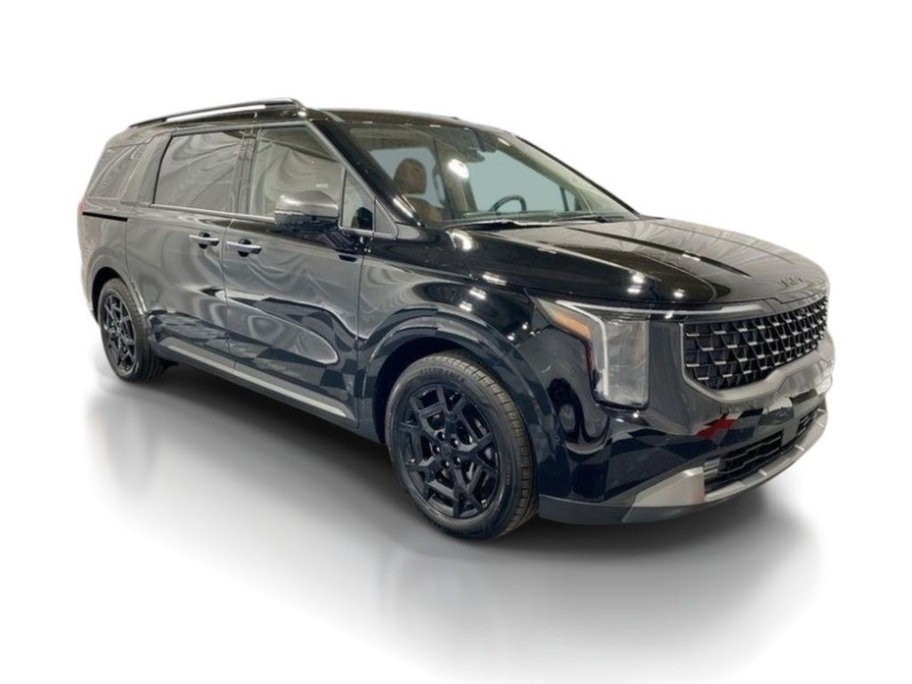 2026 Kia Carnival SX - Aurora Black Pearl exterior view 2