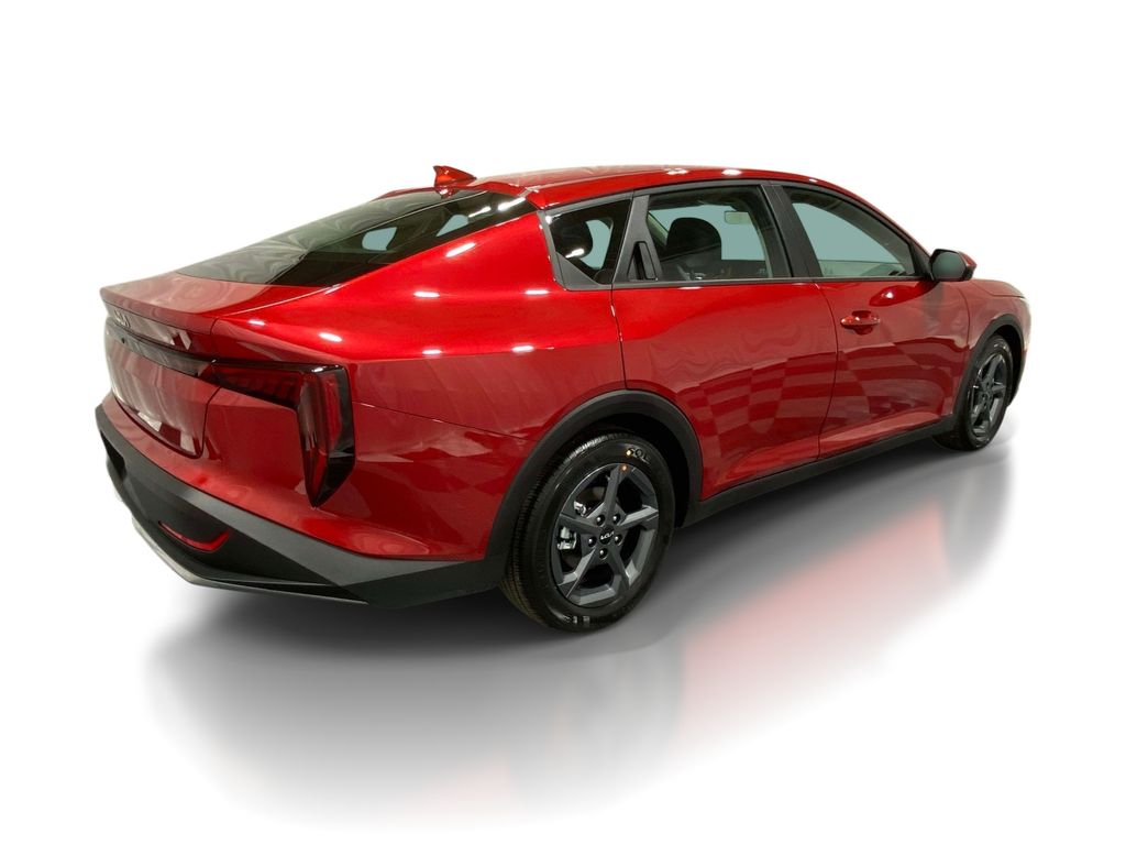 2026 Kia K4 LXS - CURRANT RED exterior view 5