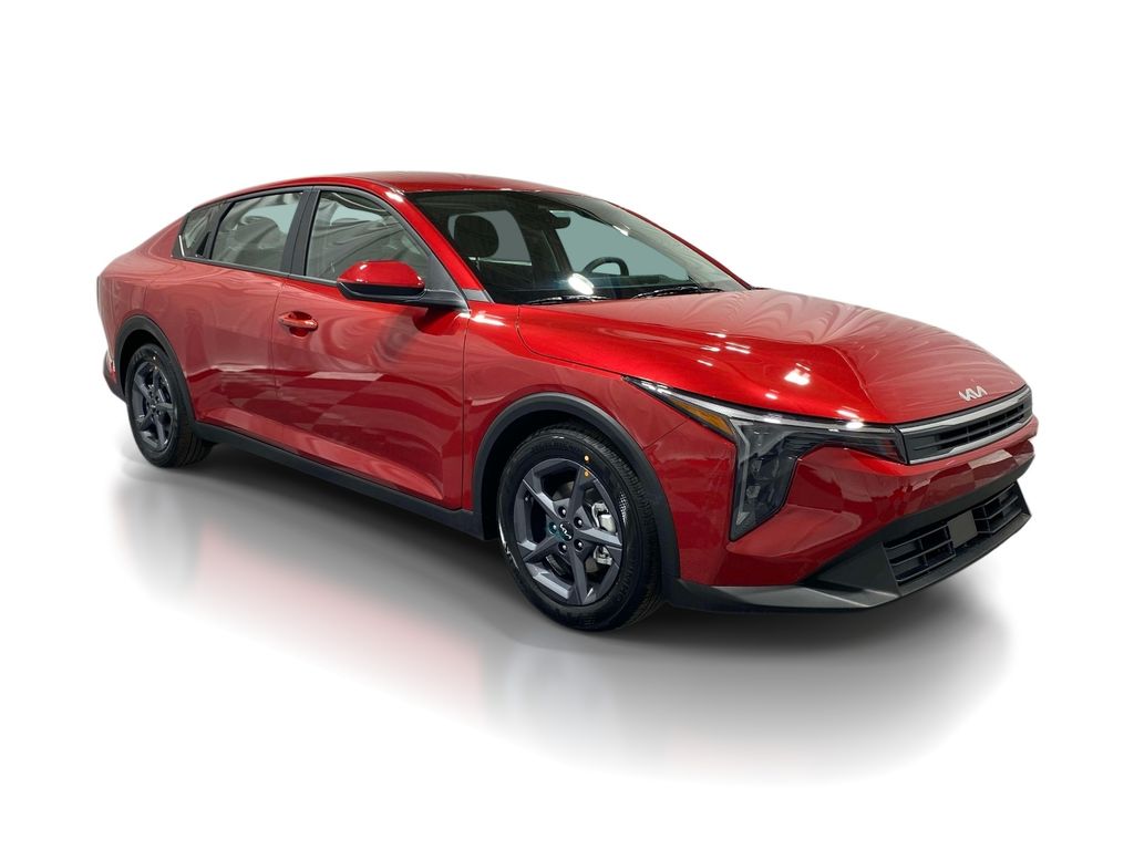 2026 Kia K4 LXS - CURRANT RED exterior view 7