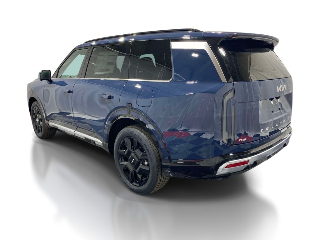 2027 Kia Telluride Hybrid SX - Midnight Lake Blue exterior view 2
