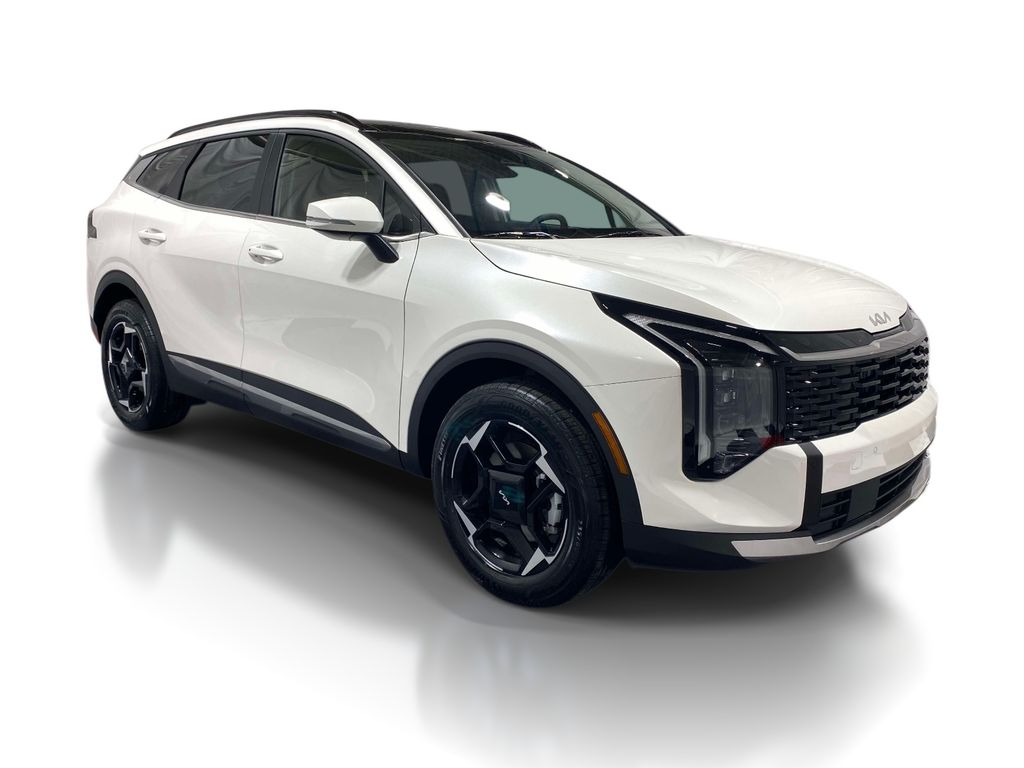 2026 Kia Sportage Hybrid EX - Snow White Pearl exterior view 5