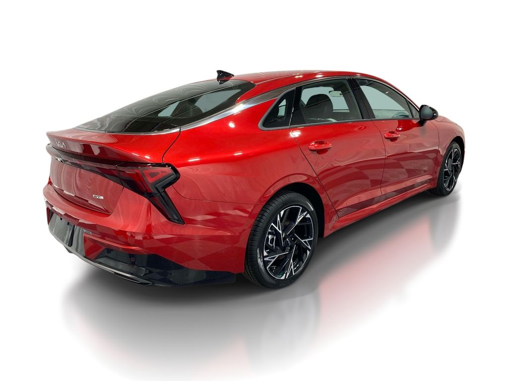 2026 Kia K5 GT-Line - RUNWAY RED exterior view 4