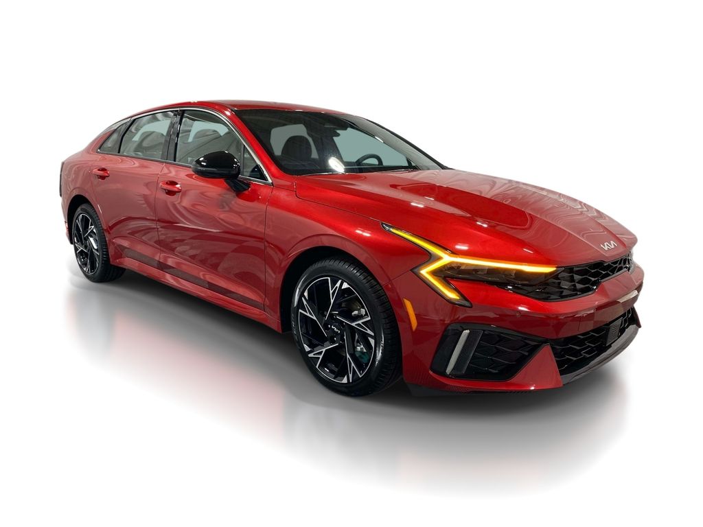 2026 Kia K5 GT-Line - RUNWAY RED exterior view 5
