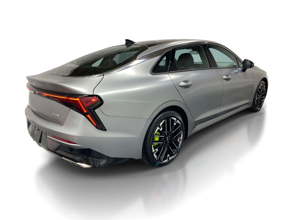 2026 Kia K5 GT - Steel Matte Gray exterior view 4