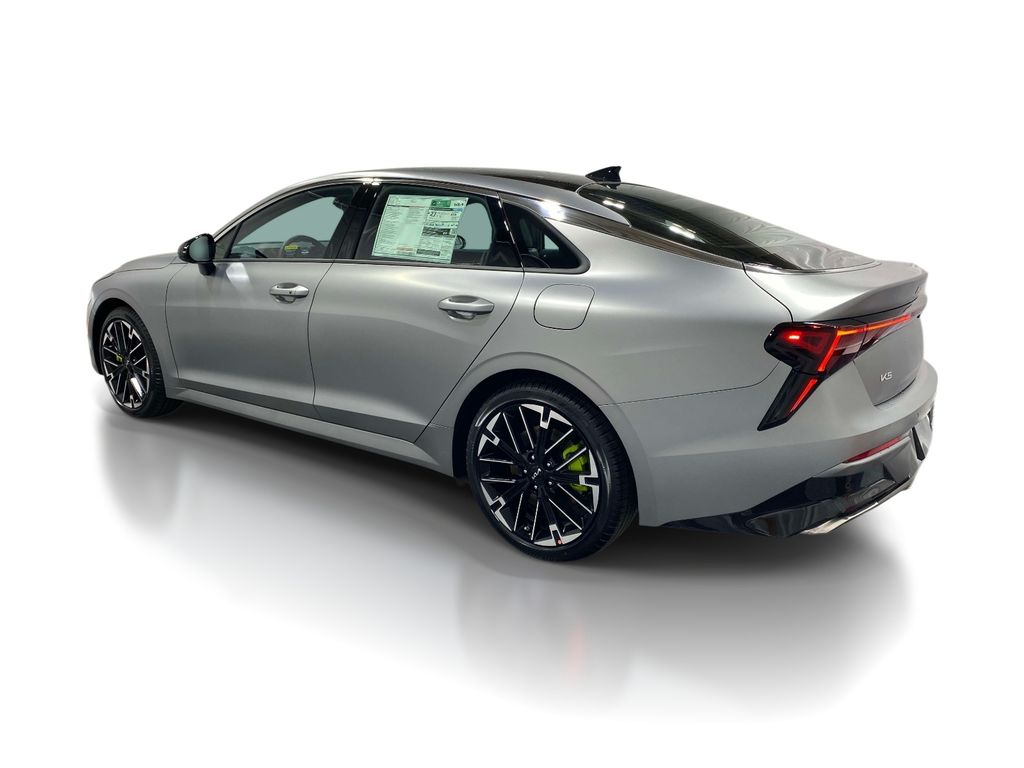 2026 Kia K5 GT - Steel Matte Gray exterior view 2