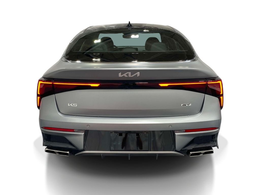2026 Kia K5 GT - Steel Matte Gray exterior view 3
