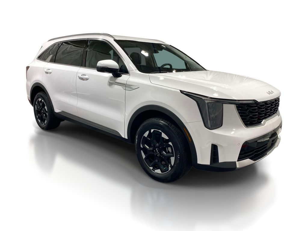 2026 Kia Sorento S - Glacial White exterior view 5