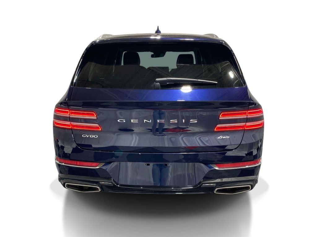 2024 Genesis GV80 2.5T (A8) - Capri Blue exterior view 3