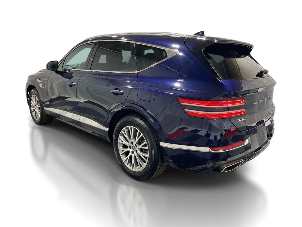 2024 Genesis GV80 2.5T (A8) - Capri Blue exterior view 2