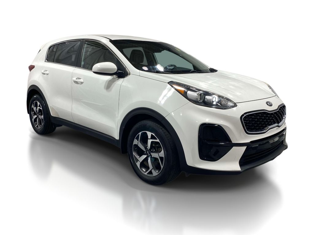 2021 Kia Sportage LX - Clear White exterior view 5