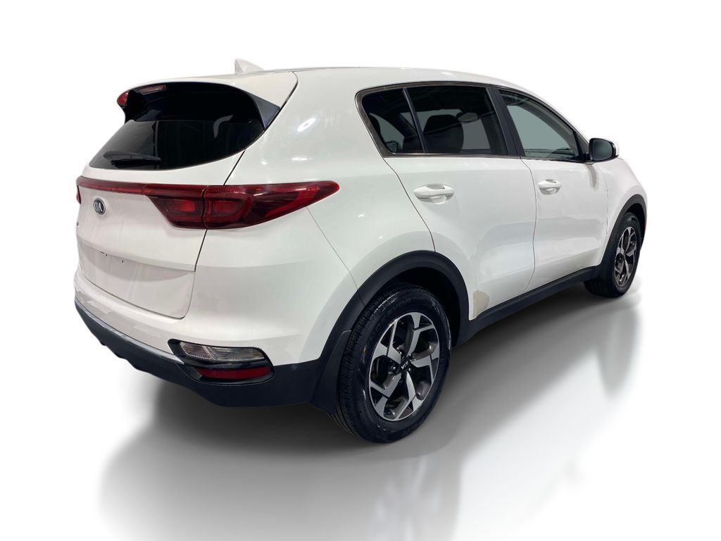 2021 Kia Sportage LX - Clear White exterior view 4