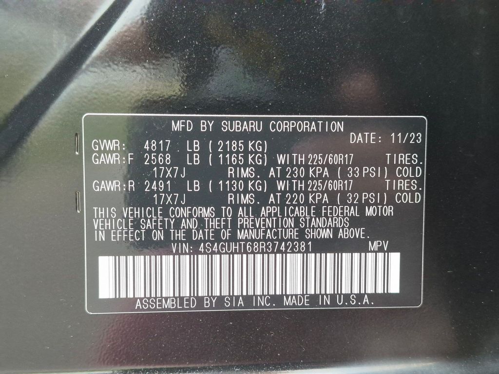 Certified Used 2024 Crystal Black Silica Subaru Wilderness image 25