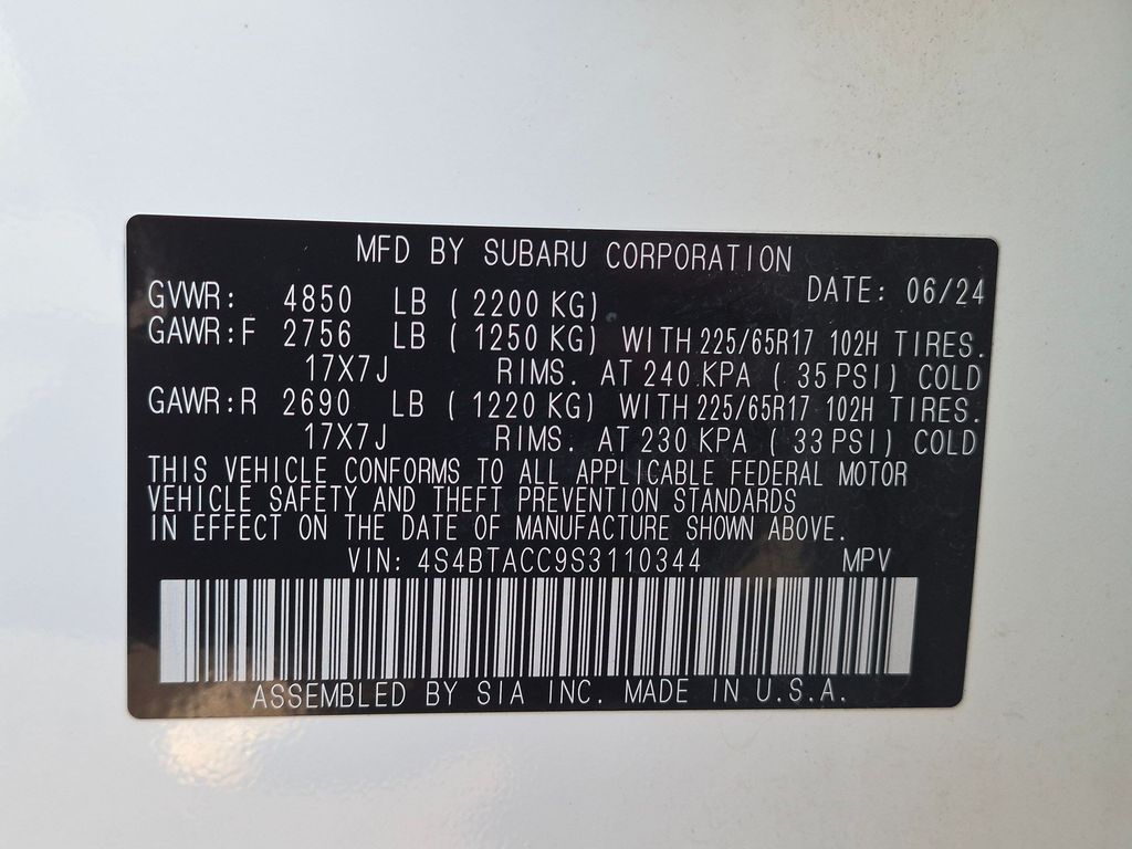 Certified Used 2025 Crystal White Pearl Subaru Premium image 25