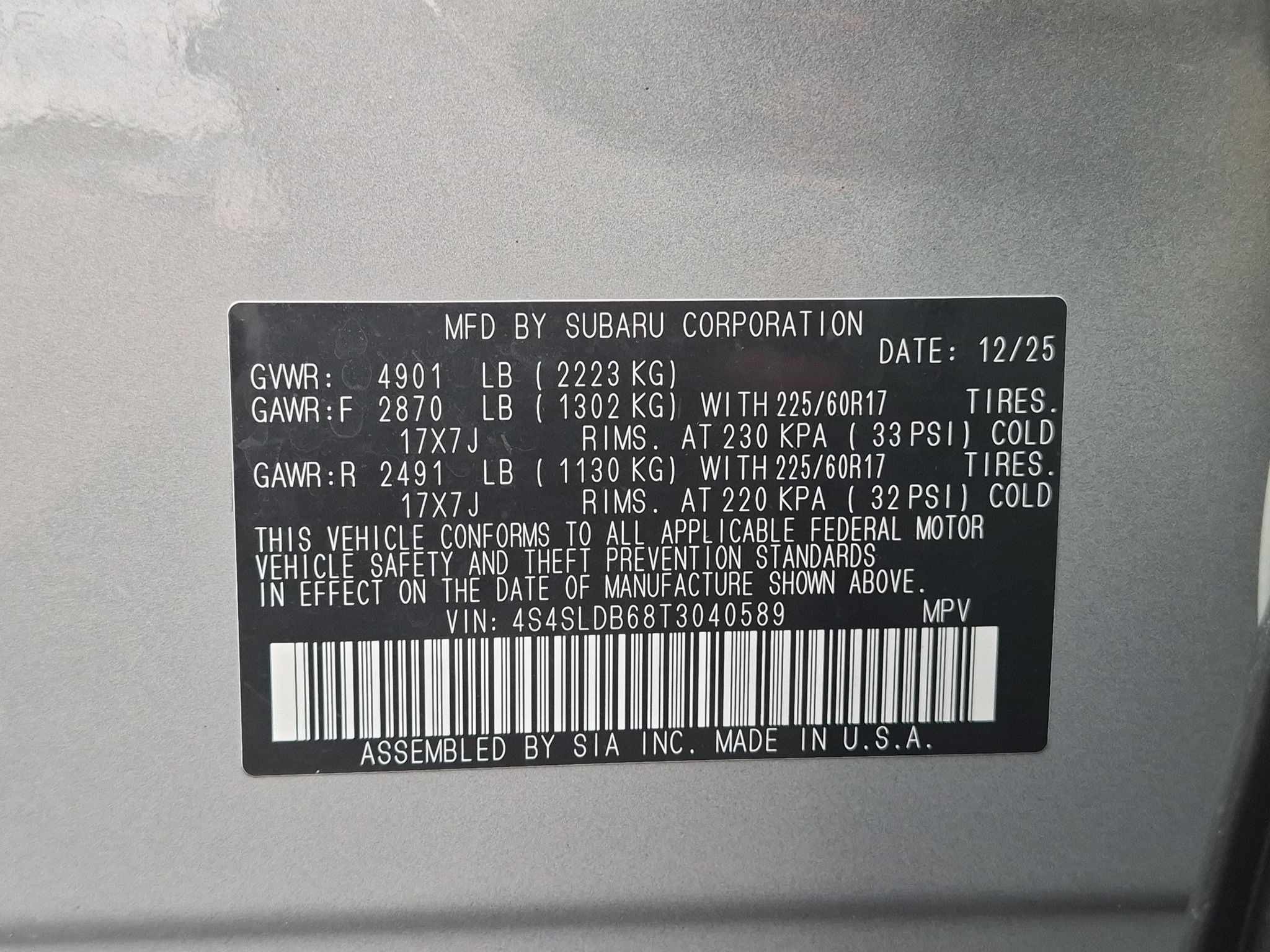 Certified Used 2026 River Rock Pearl Subaru Premium image 26