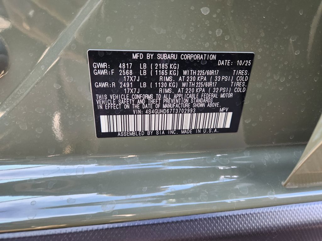 New 2026 Alpine Green Subaru Premium image 10