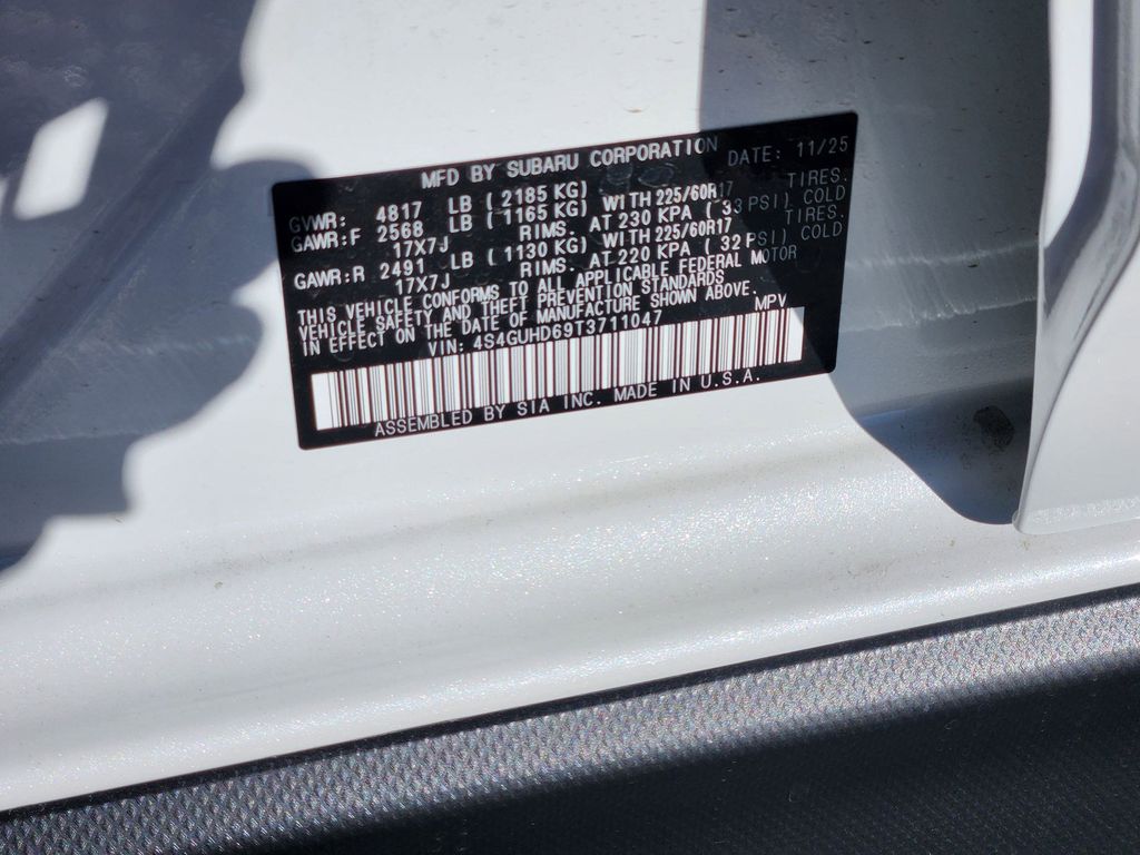 New 2026 Crystal White Pearl Subaru Premium image 25