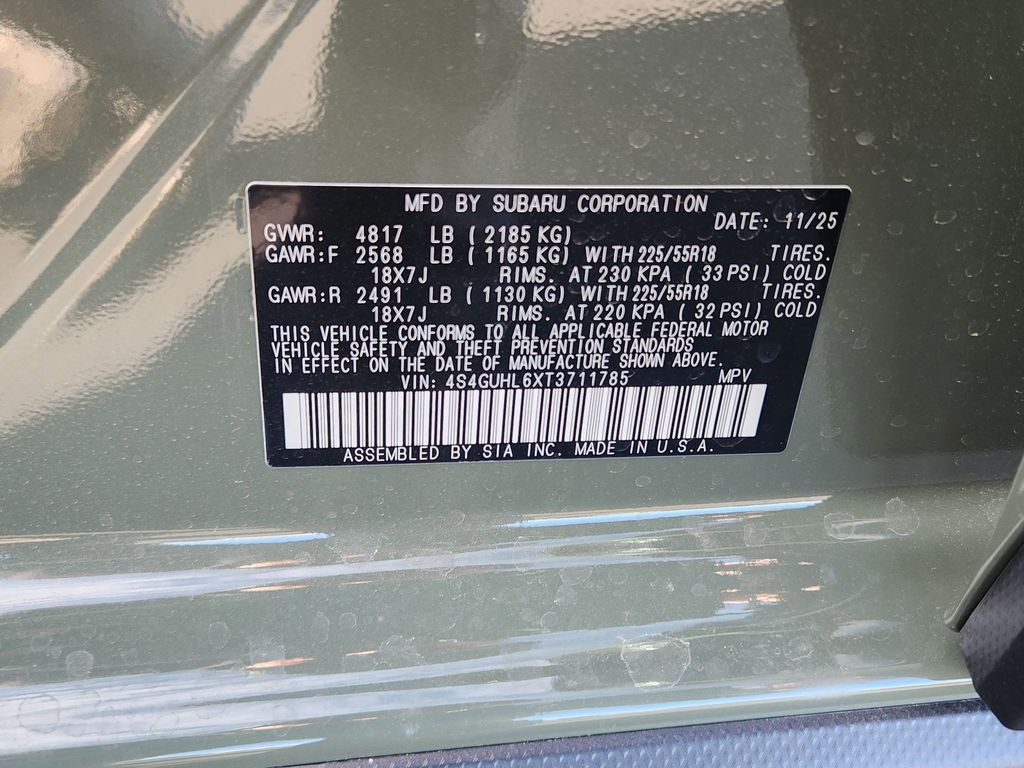 New 2026 Alpine Green Subaru Limited image 25
