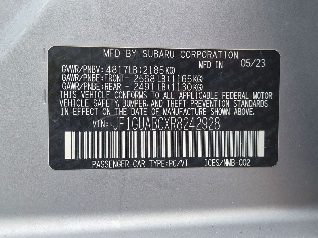 Certified Used 2024 Ice Silver Metallic Subaru Base image 24