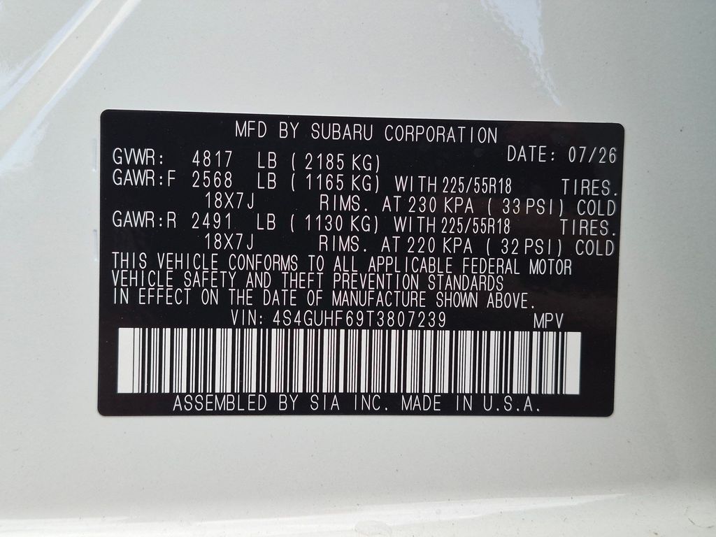 New 2026 Crystal White Pearl Subaru Sport image 25