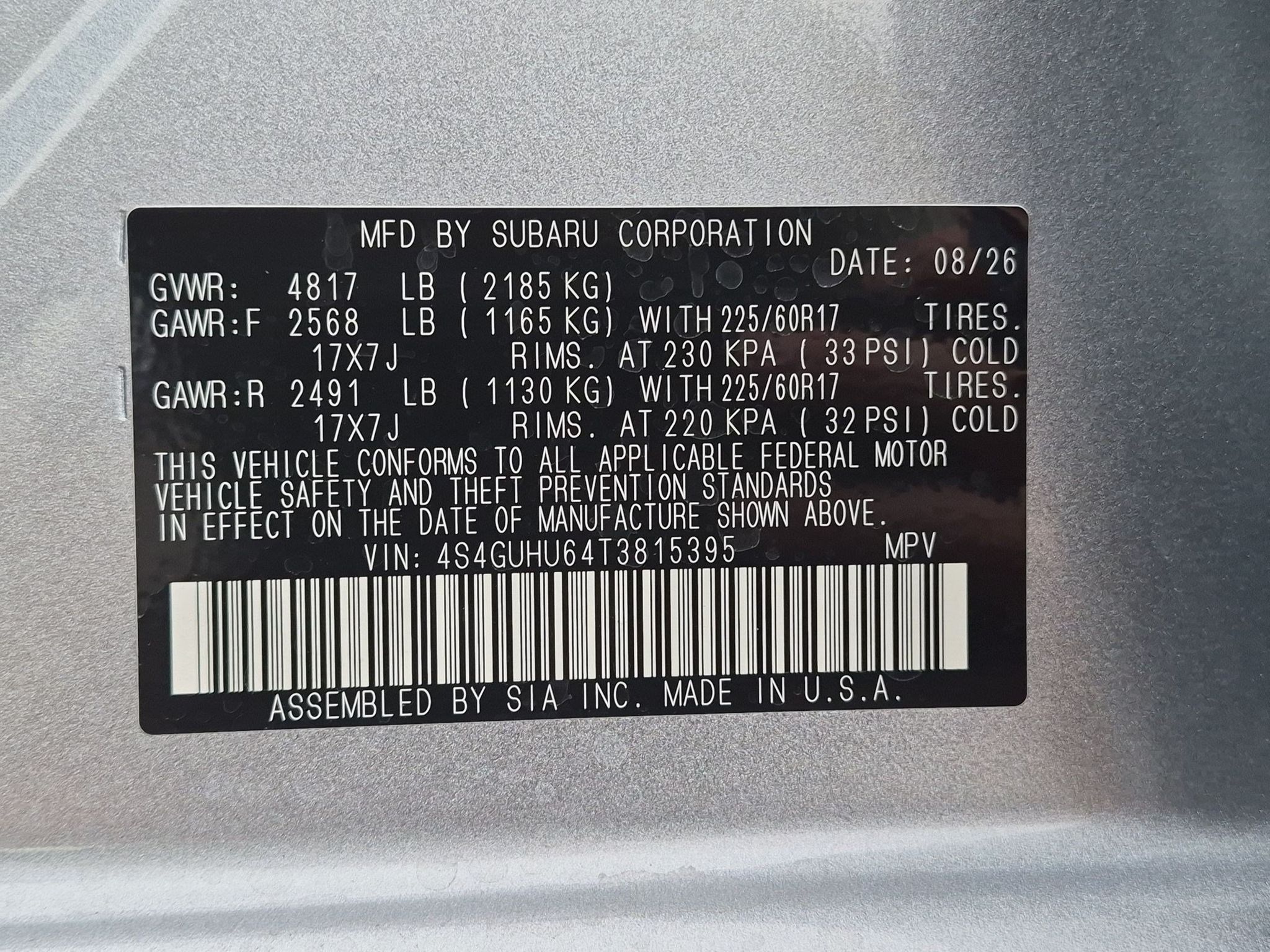 New 2026 Ice Silver Metallic Subaru Wilderness image 26
