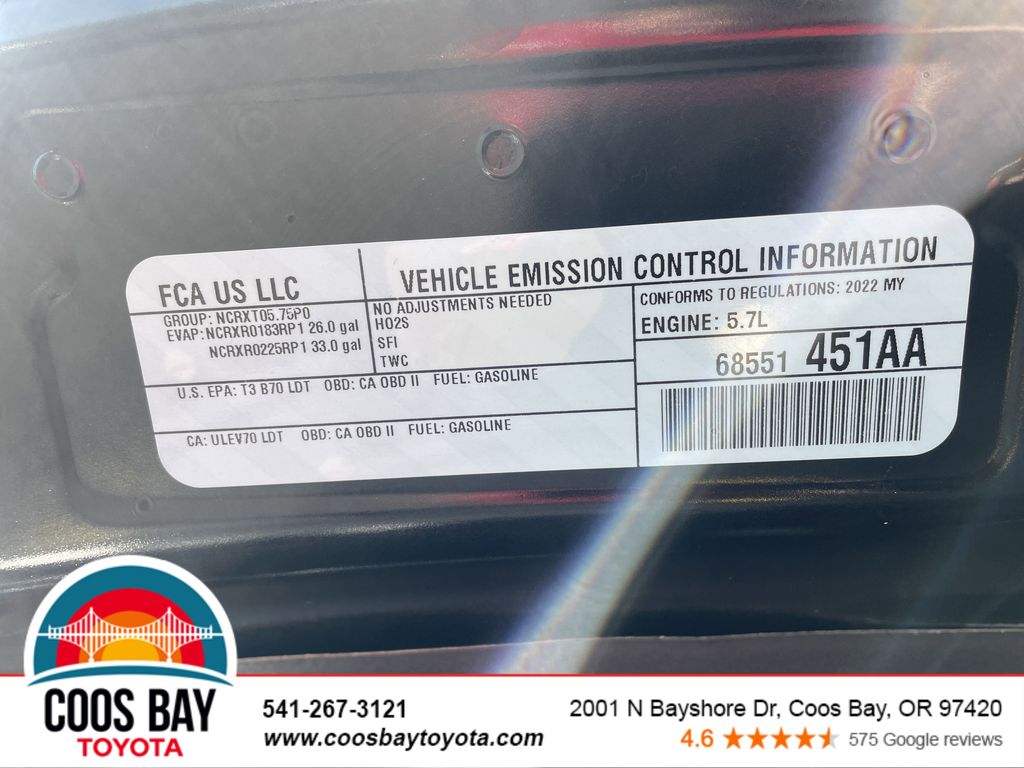 used 2022 Ram 1500 car, priced at $48,981