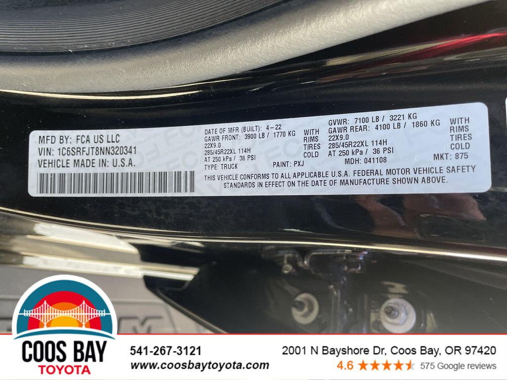 used 2022 Ram 1500 car, priced at $48,981