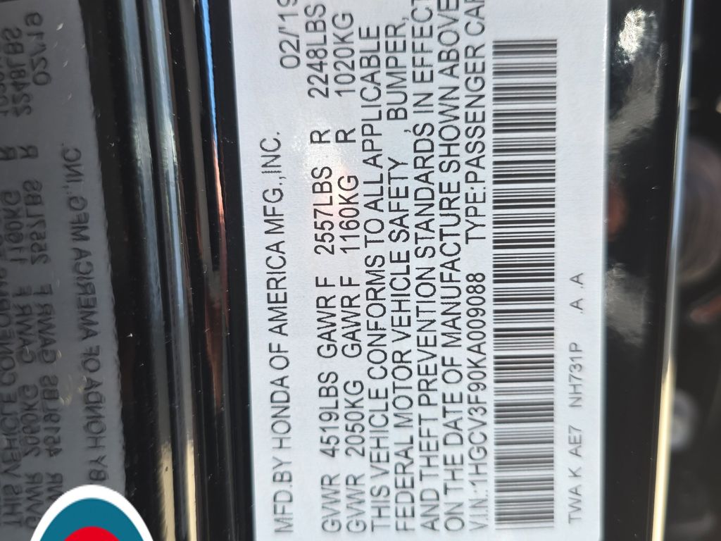 used 2019 Honda Accord Hybrid car, priced at $27,993