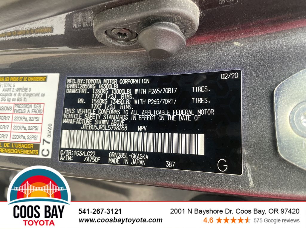 used 2020 Toyota 4Runner car, priced at $38,053